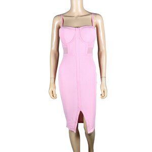 Barbiecore Pink Bodycon Party Dress NEW MEDIUM